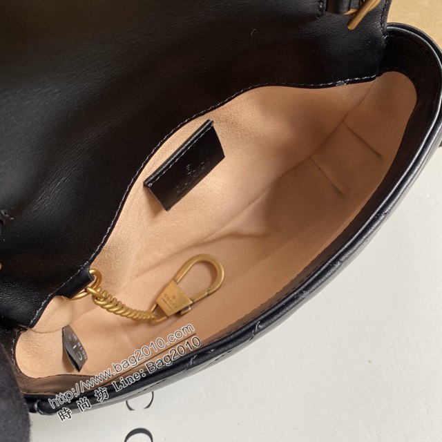 Gucci經典百搭女包 古馳GG Marmont Mini女包 Gucci原廠皮鏈條迷你小挎包 476433  ydg3133